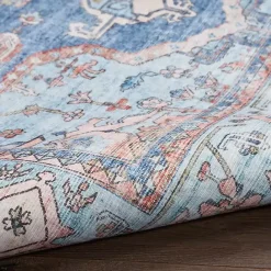 Best Kirklands Home Fulton Medallion Area Rug, 5x7 Blue
