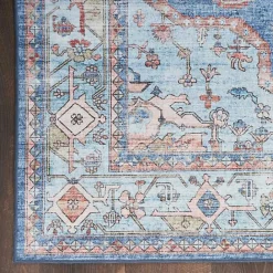 Online Kirklands Home Fulton Medallion Runner, 2x7 Blue