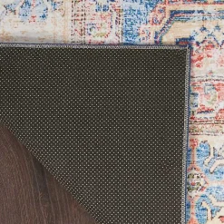 New Kirklands Home Fulton Vintage Medallion Runner, 2x7 Blue