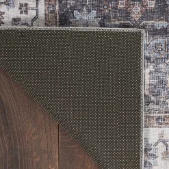 Best Kirklands Home Fulton Charcoal Medallion Area Rug, 5x7 Gray