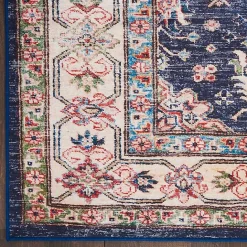 Clearance Kirklands Home Fulton Navy Medallion Runner, 2x7 Blue