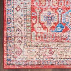 Kirklands Home Fulton Traditional Area Rug, 5x7 Red