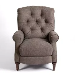 Online Kirklands Home Gabor Ash Tufted Upholstered Recliner Gray