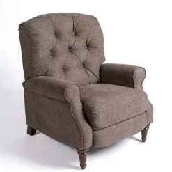 Online Kirklands Home Gabor Ash Tufted Upholstered Recliner Gray