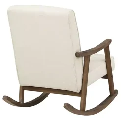 New Kirklands Home Gainsborough Upholstered Rocking Chair Ivory