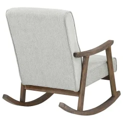 Online Kirklands Home Gainsborough Smoke Upholstered Rocking Chair Gray