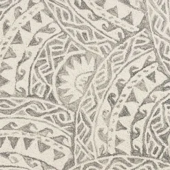 Discount Kirklands Home Geometric Round Waves Area Rug, 6 ft.