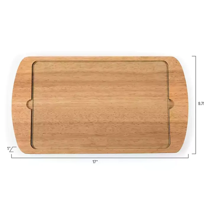 Best Kirklands Home Georgia Tech Wood and Glass Serving Board