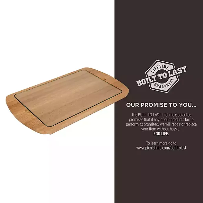 Best Kirklands Home Georgia Tech Wood and Glass Serving Board