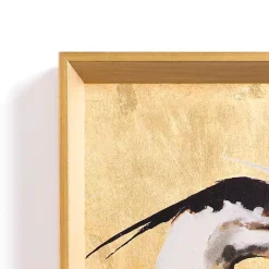 Kirklands Home Gilded Egret Framed Art Print