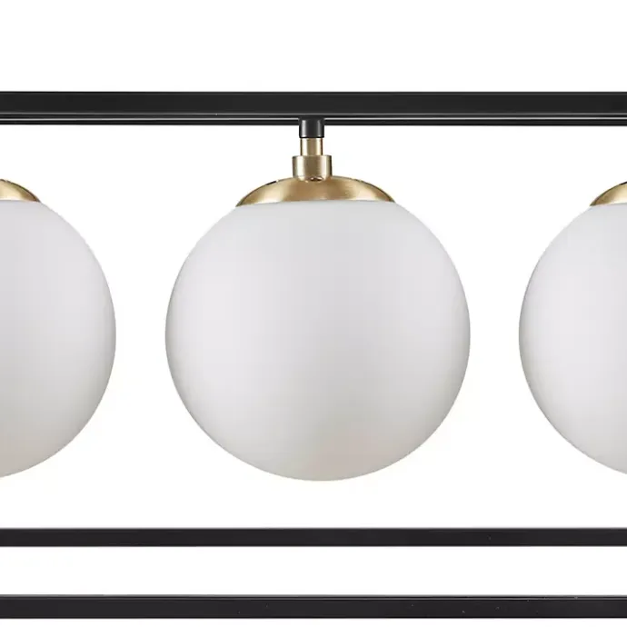Discount Kirklands Home Glass Globes Rectangle Chandelier