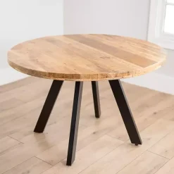 Outlet Kirklands Home Glenn Natural Wood Dining Table Tan