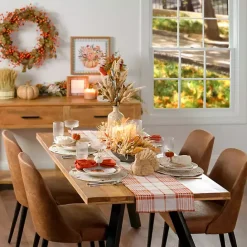 Best Kirklands Home Glenn Natural Wood Rectangular Dining Table Brown