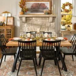 Best Kirklands Home Glenn Natural Wood Rectangular Dining Table Brown