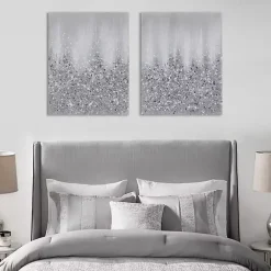 Sale Kirklands Home Glimmer Gradient 2-pc. Abstract Wall Art