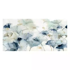 New Kirklands Home Glorious Ginkgo Giclee Canvas Art Print, 40x20 in. Blue