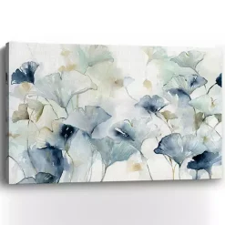 Online Kirklands Home Glorious Ginkgo Giclee Canvas Art Print, 60x40 in. Blue