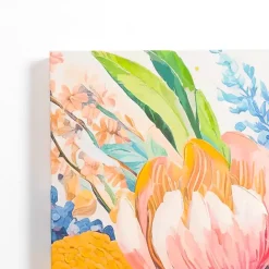 Outlet Kirklands Home Glowing Florals Canvas Art Print Multi