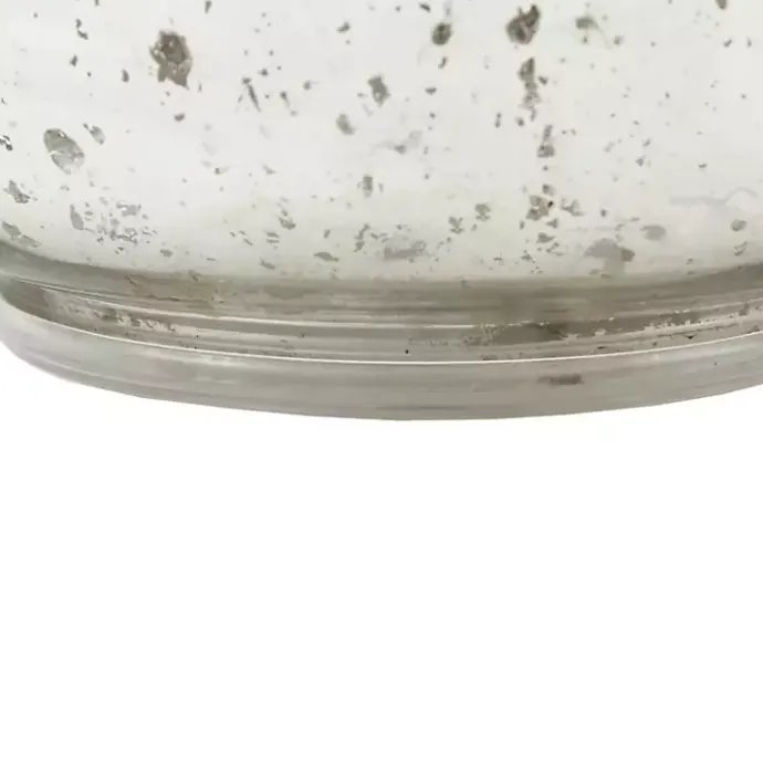 Outlet Kirklands Home Gold and Silver Mercury Glass Table Lamp White