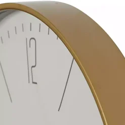 Discount Kirklands Home Gold and White Classic Wall Clock