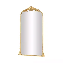 Hot Kirklands Home Gold Arched Baroque Mirror