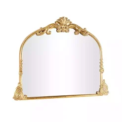 Discount Kirklands Home Gold Arched Baroque Wall Mirror