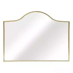 Kirklands Home Gold Arched Rectangle Wall Mirror
