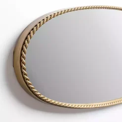 Kirklands Home Gold Artemis Twist Frame Wall Mirror