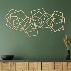 Sale Kirklands Home Astraga Pentagon Plaque Gold