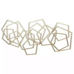 Sale Kirklands Home Astraga Pentagon Plaque Gold