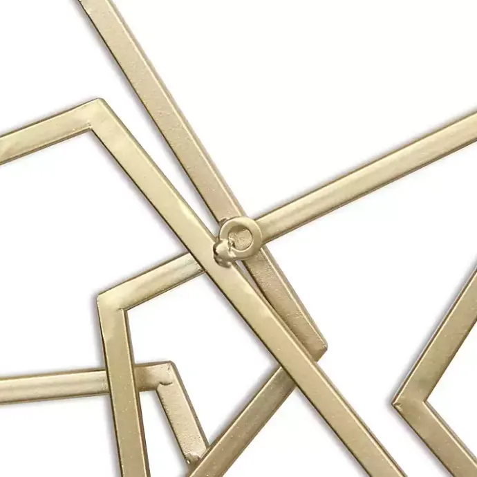 Sale Kirklands Home Astraga Pentagon Plaque Gold