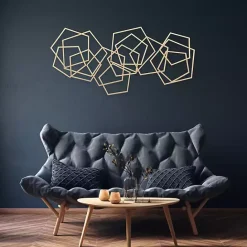 Sale Kirklands Home Astraga Pentagon Plaque Gold