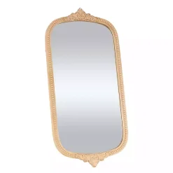 Sale Kirklands Home Gold Beaded Scroll Frame Wall Mirror