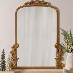Hot Kirklands Home Gold Bordeaux Ornate Scroll Mirror