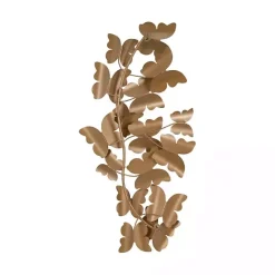 Sale Kirklands Home Butterflies in Flight Wall Plaque Gold