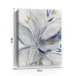 Online Kirklands Home Gold Charcoal Bloom Canvas Art Print, 30x40 in.