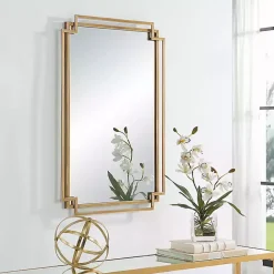 Online Kirklands Home Gold Double Frame Wall Mirror