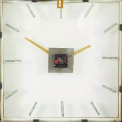 Kirklands Home Gold Frame & Clear Face Wall Clock