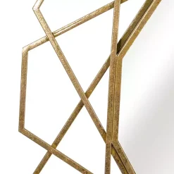 Sale Kirklands Home Gold Geometric Frame Wall Mirror