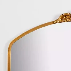 Kirklands Home Gold Lana Half Arch Ornate Wall Mirror