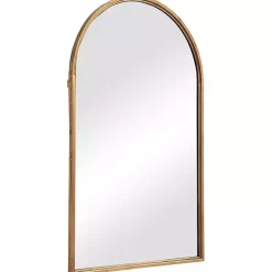 Outlet Kirklands Home Gold Leaf Thin Arch Frame Mirror