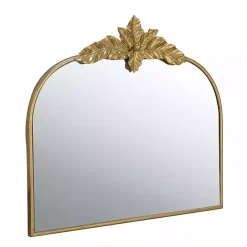 Hot Kirklands Home Gold Leaves Arched Wall Mirror, 40x35 in.