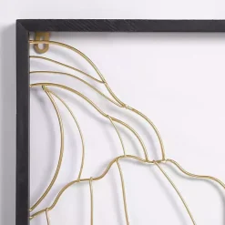 Discount Kirklands Home Gold Metal Abstract Floral Wall Plaques, Set of 3