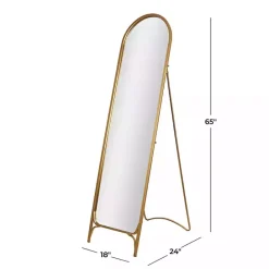 Clearance Kirklands Home Gold Metal Arch Leaner Mirror