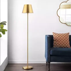 New Kirklands Home Metal Asher Floor Lamp Gold