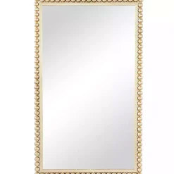 Online Kirklands Home Gold Metal Beaded Frame Wall Mirror