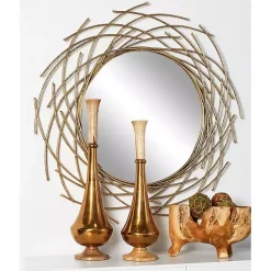 Clearance Kirklands Home Gold Metal Glam Layered Mirror