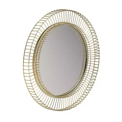 Clearance Kirklands Home Gold Metal Sunbeam Wall Mirror