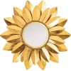 Kirklands Home Gold Metal Sunflower Wall Mirror
