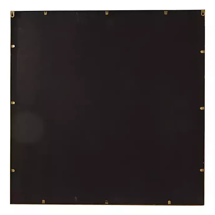 Outlet Kirklands Home Gold Metal Windowpane Wall Mirror
